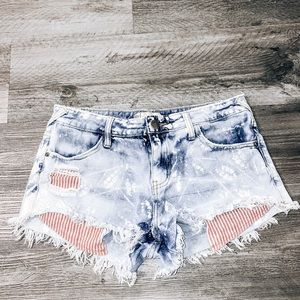 Free People jean shorts